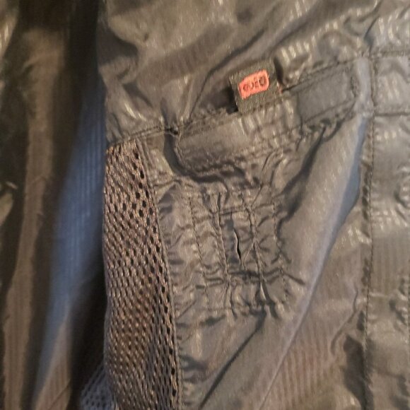 Burton Mens Jacket Dry Ride Hooded Ski Snowboard MED Blue Red Colorblock - Picture 9 of 13